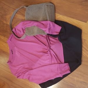 SANCTUARY Knot Front Knit Top